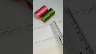 shorts hand embroidery sleeve design with easy stitching [upl. by Sum]