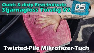 Ersteindruck Stjärnagloss Törstig V2 MikrofaserTrockentuch  ein RIESE [upl. by Lida316]