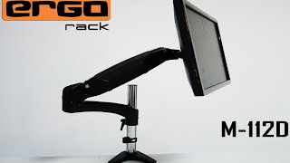 Ergorack Soporte o brazo neumatico M112D para monitores LCD [upl. by Barnabe]