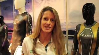 Gillian Sanders Interview  Triathlon Show 2014 [upl. by Bander836]