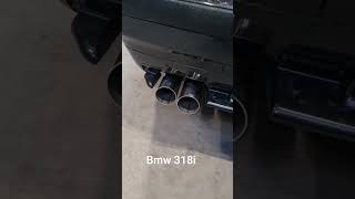 Bmw 318i echappement inox exhaust bmw 318i [upl. by Lanti]