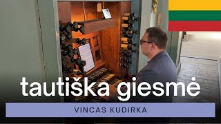 Tautiška giesmė Lithuanian National Anthem  Vincas Kudirka  VU St Johns Church [upl. by Archer]