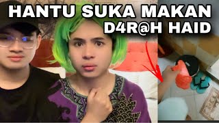 HANTU SUKA MAKAN D4RH HAID 😳😰 [upl. by Ahsien]