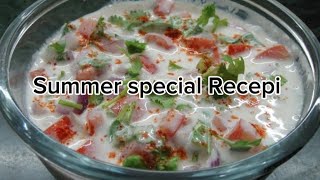 Aloo Raita Recipe Summer Special Raita Recipe  The beauty guaid 5m [upl. by Ileek]