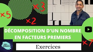 Comment décomposer un nombre en facteurs premiers  Exercices [upl. by Raines]