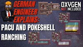 GERMAN ENGINEER explains ONI PACU and POKESHELL Ranching for LIME Oxygen Not Included Spaced Out [upl. by Louls379]