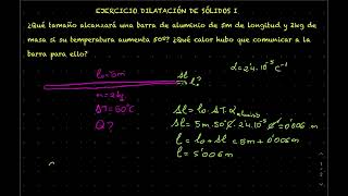 Ejercicio dilatación sólidos I [upl. by Siva]