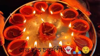 শুভ ভূত চতুর্দশী প্রীতি ও শুভেচ্ছা 🙏✨।। Adhikary family ampvlogs ।। ভূতচতুর্দশী 2k24 [upl. by Walton840]