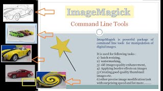 ImageMagic Command Line Tools for Image Editing  Installation and Use [upl. by Ahseekat]