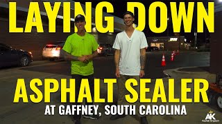 Asphalt Parking Lot Sealcoating Tips w Judd and Tim [upl. by Patrich]