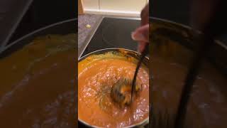 Vodka Pasta🍝 pasta vodkasauce Italian homemade cooking dinnerideas dinnertime simplerecipes [upl. by Bj21]