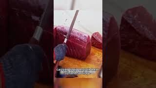 Canned yellowfin tuna from Italy is delicious shorts WorldDiscovery Animal Seafoodfishing [upl. by Jule]