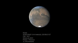 Mars le 20 septembre au Mewlon 300 depuis Paris Lien vers lmage finale en description [upl. by Eivod]