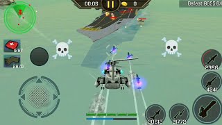 Gunship Strike Boss Mission 8 And 9 Ship With Hunter Last Rocket Missile [upl. by Oreste359]