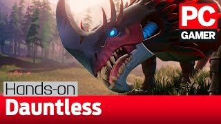 Dauntless gameplay and impressions — a Monster Hunter style game on PC [upl. by Mullac]