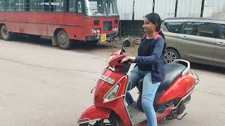 Student no 32  Two wheeler Training centre 5days only she drive self  SGRTWDS🛵 [upl. by Ap228]