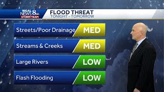 Heavy rain damaging winds expected today [upl. by Adoh]