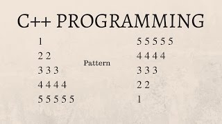 Pattern Print 1 22 333 4444 55555 in C Programming Hindi [upl. by Merilyn]