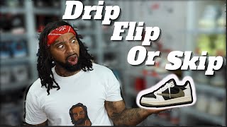 Air Jordan 1 Retro Low OG SP Travis Scott Olive Womens  Drip Flip Or Skip [upl. by Perloff]