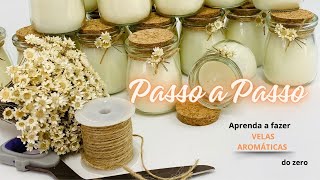 Aprenda a fazer velas perfumadas [upl. by Tybi]