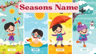 Seasons Song  Nursery Rhymes amp Kids Song [upl. by Azil]