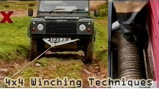 4x4 THE BASIC GUIDE TO WINCHING TECHNIQUES [upl. by Ardnaiek789]