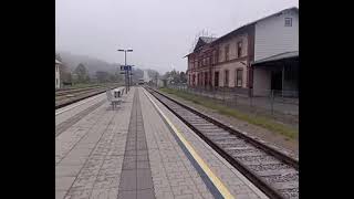 Bahnhof Hainfeld an der Leobersdorfer Bahn bei Bahn Kilometer 44 kurz vor 900 am 27102024 [upl. by Rizzi]