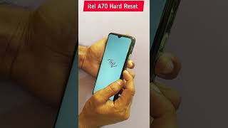 How to Hard Reset itel A70  itel A665L Hard Reset [upl. by Rush]