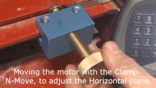 Aligning a pumpmotor shaft using the ClampNMove short video version [upl. by Dagnah]