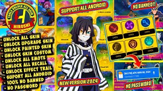 NEW APK SCRIPT SKIN MLBB NO PASSWORD  HIROSHI TOOLS 2024 V118  UNLOCK ALL SKIN MLBB [upl. by Jule]