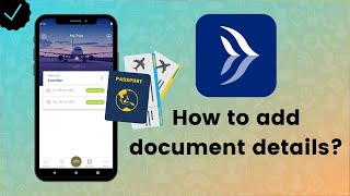 How to add document details in Aegean Airlines [upl. by Eneli]