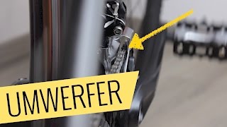 Fahrrad Umwerfer einstellen  einfach amp schnell  Fahrradorg [upl. by Mandal273]