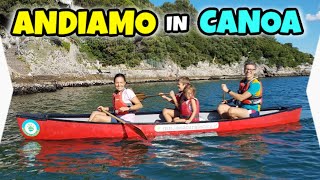 ANDIAMO IN CANOA al Mare Famiglia GBR VLOG [upl. by Ahsinawt]