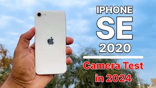 iPhone SE 2020 Camera Test in 2024🔥  Detailed Camera Review in Hindi  Portrait Videography [upl. by Harutak]