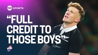 All Blacks star Damian McKenzie reacts after thrilling Autumn Nations win against Ireland 🔥 [upl. by Alisun768]