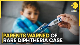 Highly contagious Diphtheria case detected at a UK primary school  WION [upl. by Odnam439]