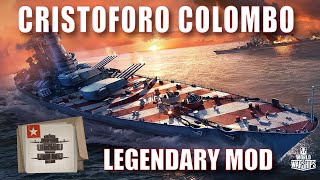 Cristoforo Colombo Italian Legendary Unique Upgrade World of Warships [upl. by Hukill]