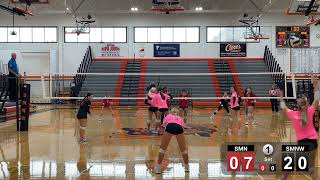 SMNW vs Shawnee Mission North 102124 Dig Pink Tourney [upl. by Prudy]