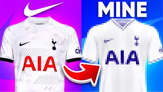 I redesigned Tottenham Hotspur kits so they actually looked GOOD… [upl. by Mikah67]