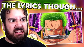 REACTION  Zoro Song  quotBack Downquot  Divide Music One Piece [upl. by Auqinot]