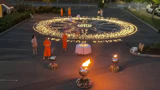 5000 candles light for peace on Asalha puja Day 2024 [upl. by Stacy]