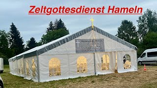 Zeltgottesdienst Hameln Sonntag [upl. by Anorahs564]