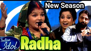 Radha indian idol 15 Audition  Indian idol season 15 Radha Performance  saloni NEW PROMO [upl. by Melessa249]