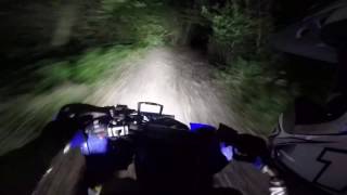 🇬🇧 Night Riding Atvs Yamaha Raptor 660 Road Legal Quad 🌳 [upl. by Hamrah855]