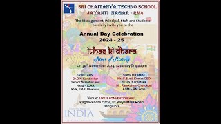 Itihas Ki Dhara River Of History Sri Chaitanya Techno School  Jayanti Nagar [upl. by Schott]