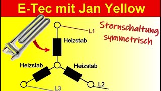 Drehstrom 25 Symmetrische Sternschaltung berechnen [upl. by Jessamyn444]