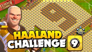 Easily 3 Star Noble Number 9  Haaland Challenge 9 Clash of Clans [upl. by Tucky685]