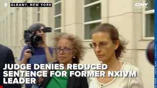 Judge denies reduced sentence for former NXIVM leader Clare Bronfman [upl. by Aysab]