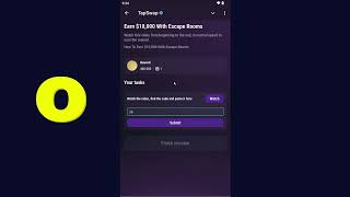 Earn 10000 With Escape Rooms  TAPSWAP CODE  how to earn 10000 with escape rooms [upl. by Fiedler]