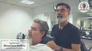 Manual para Barberos 4x05  Arreglo Barba Van Dyke [upl. by Aihsekal]